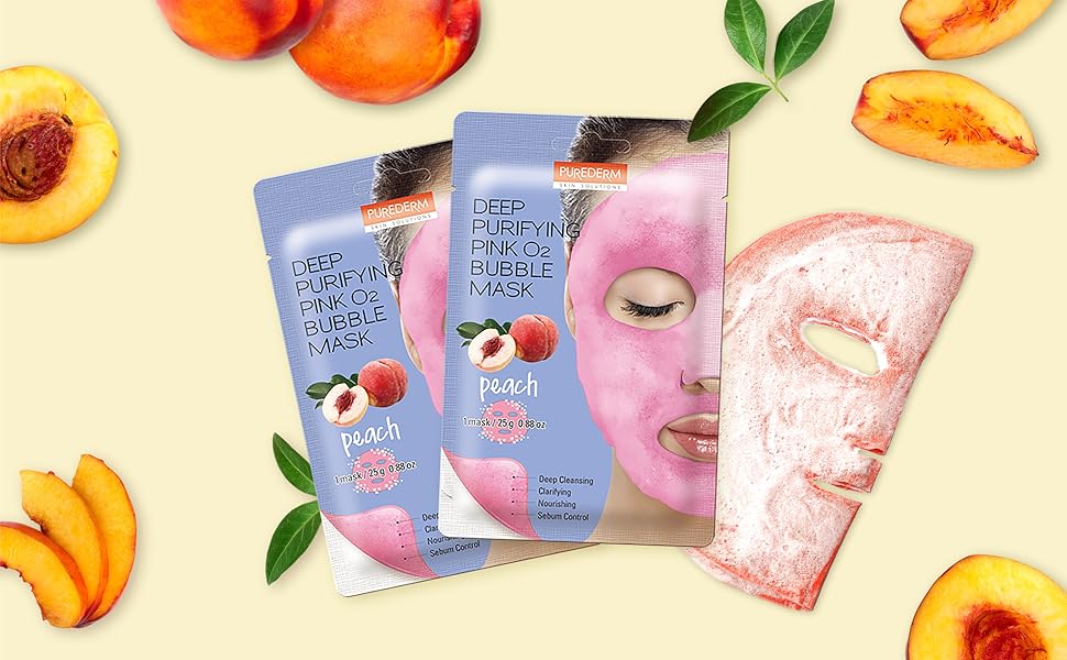 Purederm Deep Purifying Pink O2 Bubble Mask: Masker Segar untuk Kulit Bersih