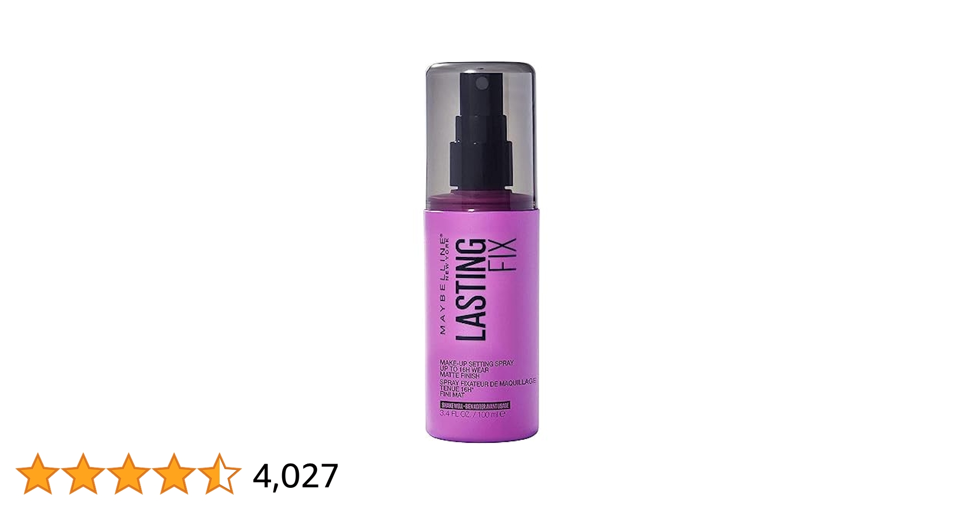 Maybelline Lasting Fix Makeup Setting Spray: Tahan Lama Sepanjang Hari