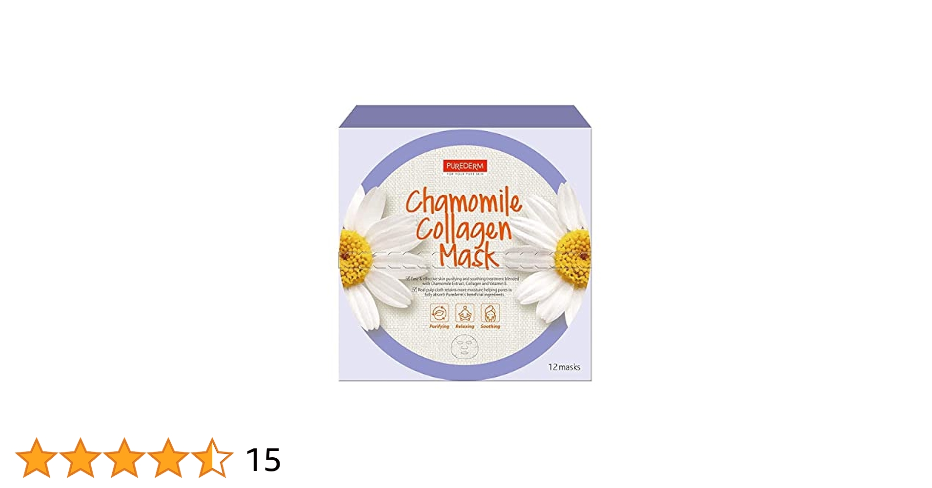 Purederm Chamomile Collagen Mask: Masker Kolagen dengan Manfaat Chamomile untuk Kulit